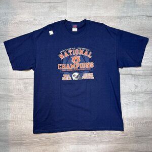 Auburn Tigers War Eagle Football 2010 National Champions T-Shirt Men's XL NWOT